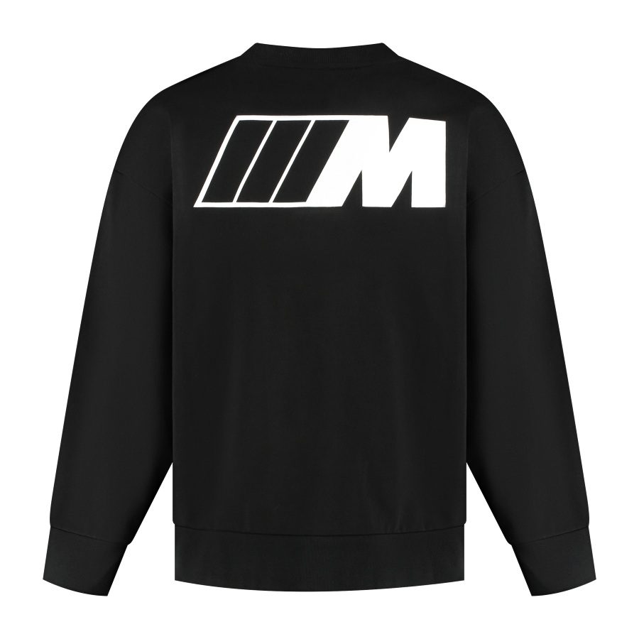 Sweat-shirt à logo BMW M, noir, unisexe