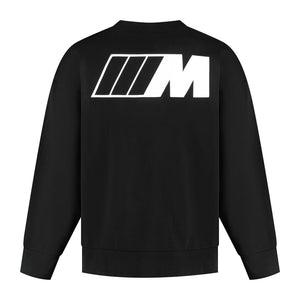 Sweat-shirt à logo BMW M, noir, unisexe
