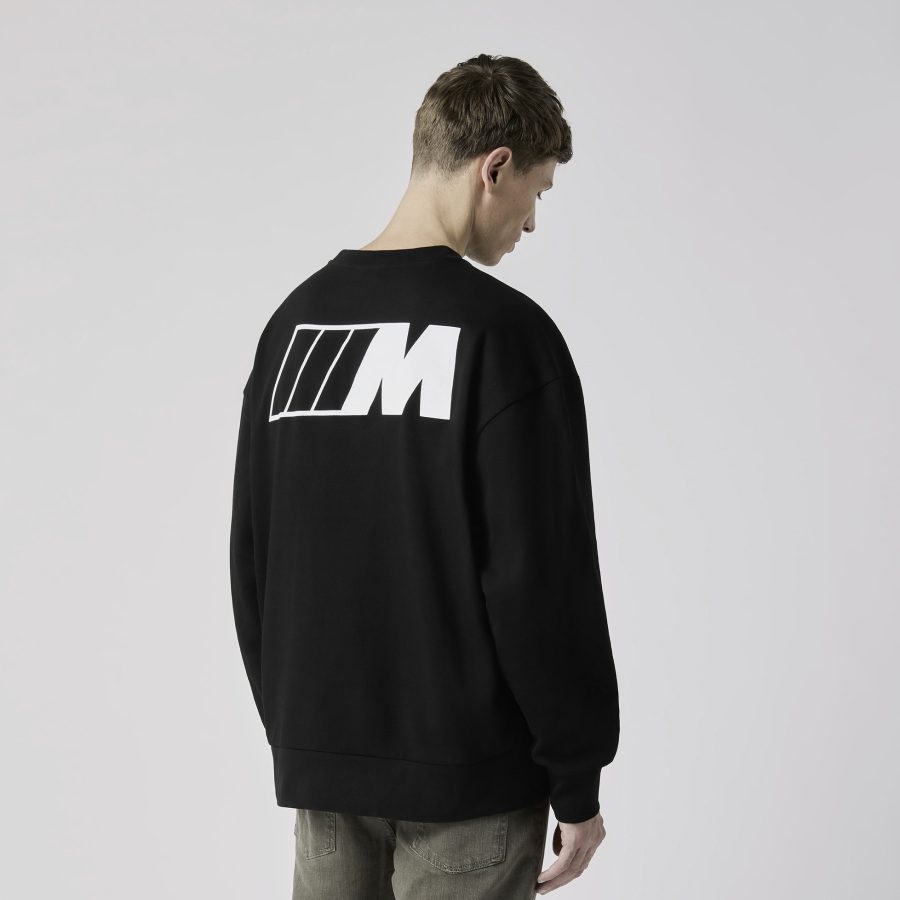 Sweat-shirt à logo BMW M, noir, unisexe