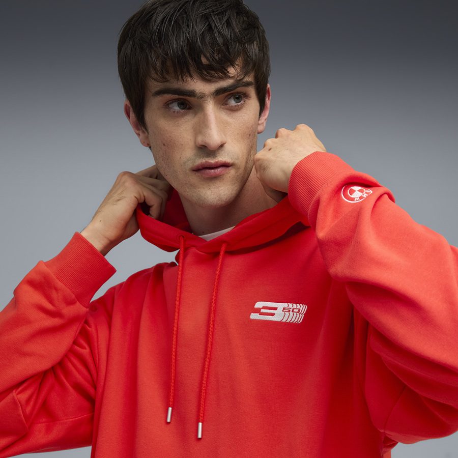 Sweat à capuche BMW 50 Years 3 Series, rouge, unisexe