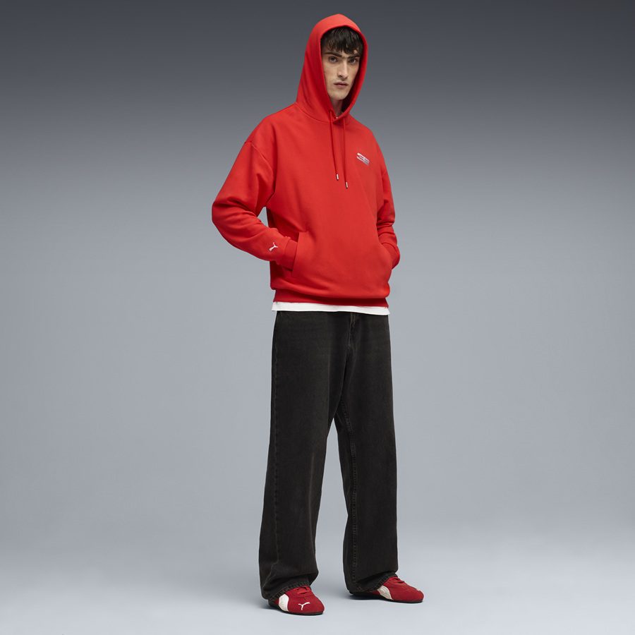 Sweat à capuche BMW 50 Years 3 Series, rouge, unisexe