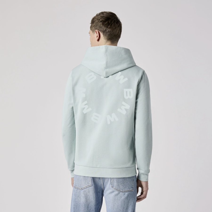 Sweat à capuche BMW Arc, vert menthe, unisexe