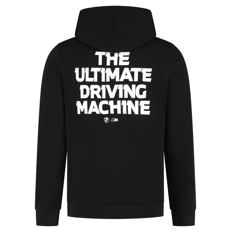 Sweat à capuche BMW M « The Ultimate Driving Machine », noir, unisexe