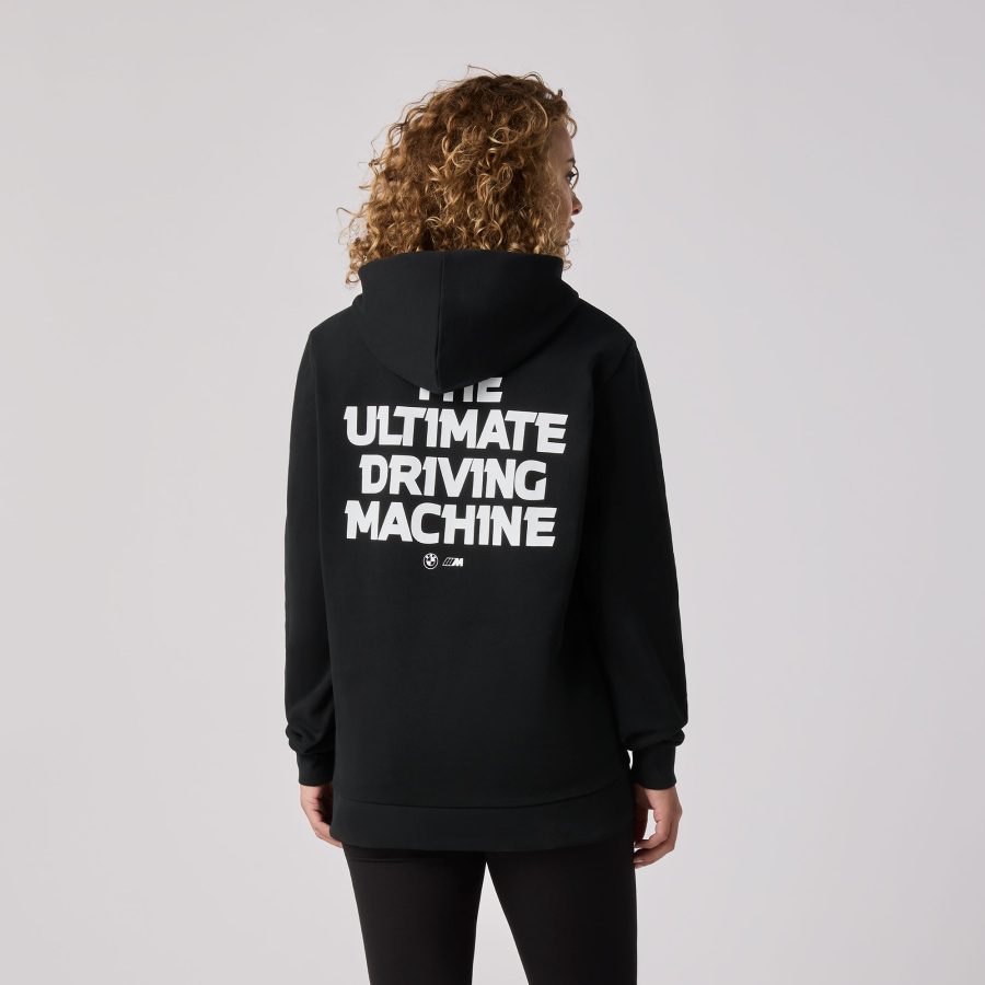 Sweat à capuche BMW M « The Ultimate Driving Machine », noir, unisexe