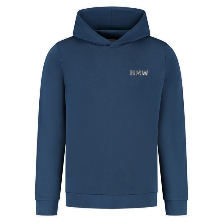 Sweat à capuche unisexe avec logo BMW, bleu, unisexe