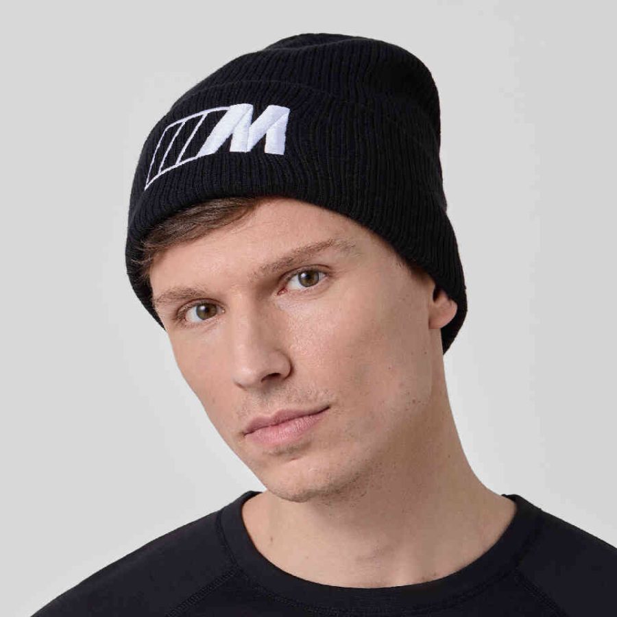 Bonnet d'hiver BMW M, noir, unisexe