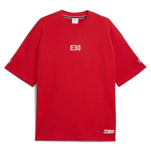 T-shirt BMW E30, rouge, unisexe