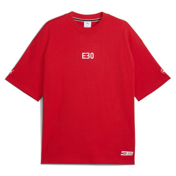 T-shirt BMW E30, rouge, unisexe