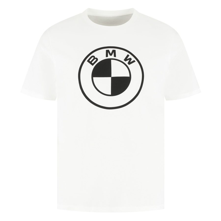 T-shirt à logo BMW, blanc, unisexe