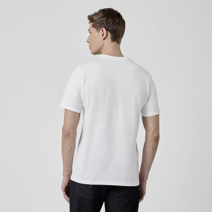 T-shirt à logo BMW, blanc, unisexe