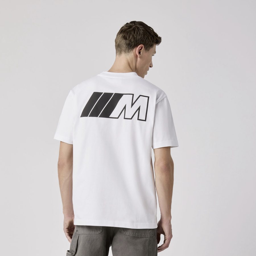 T-shirt oversize BMW M, blanc, unisexe