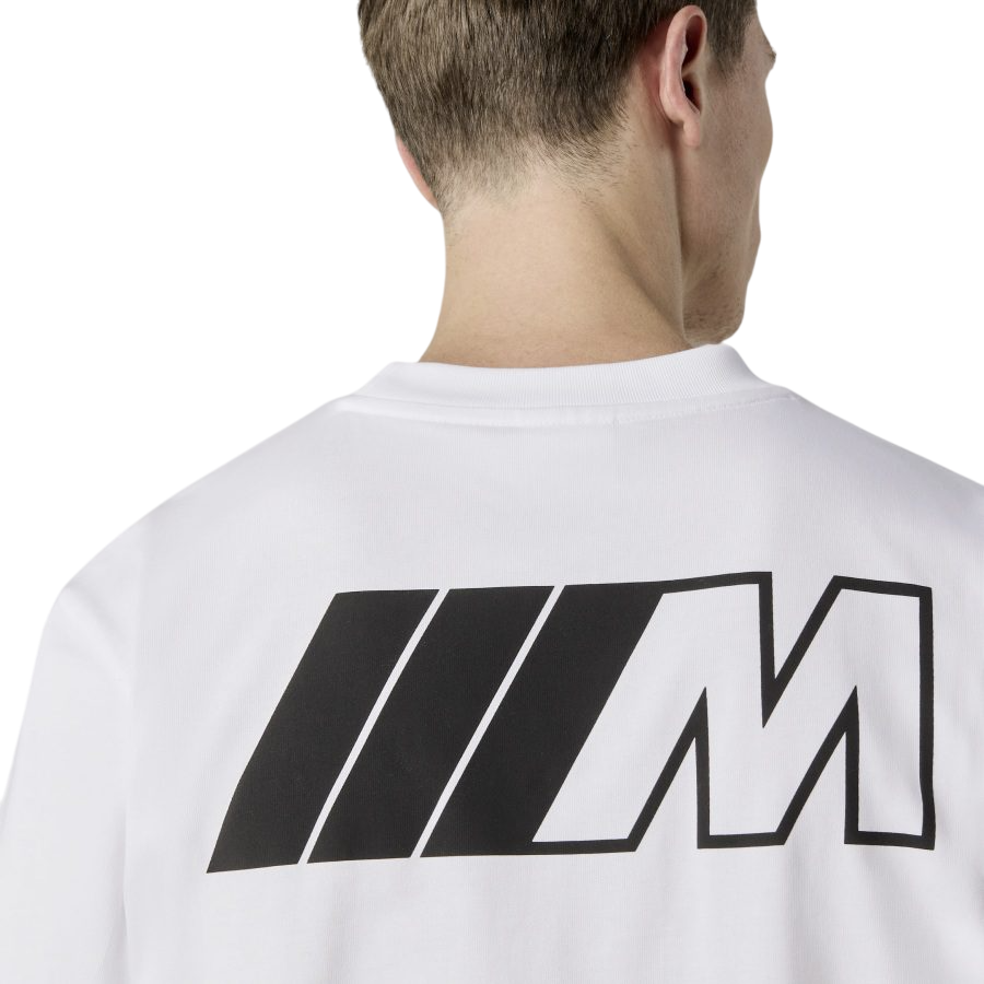 T-shirt oversize BMW M, blanc, unisexe
