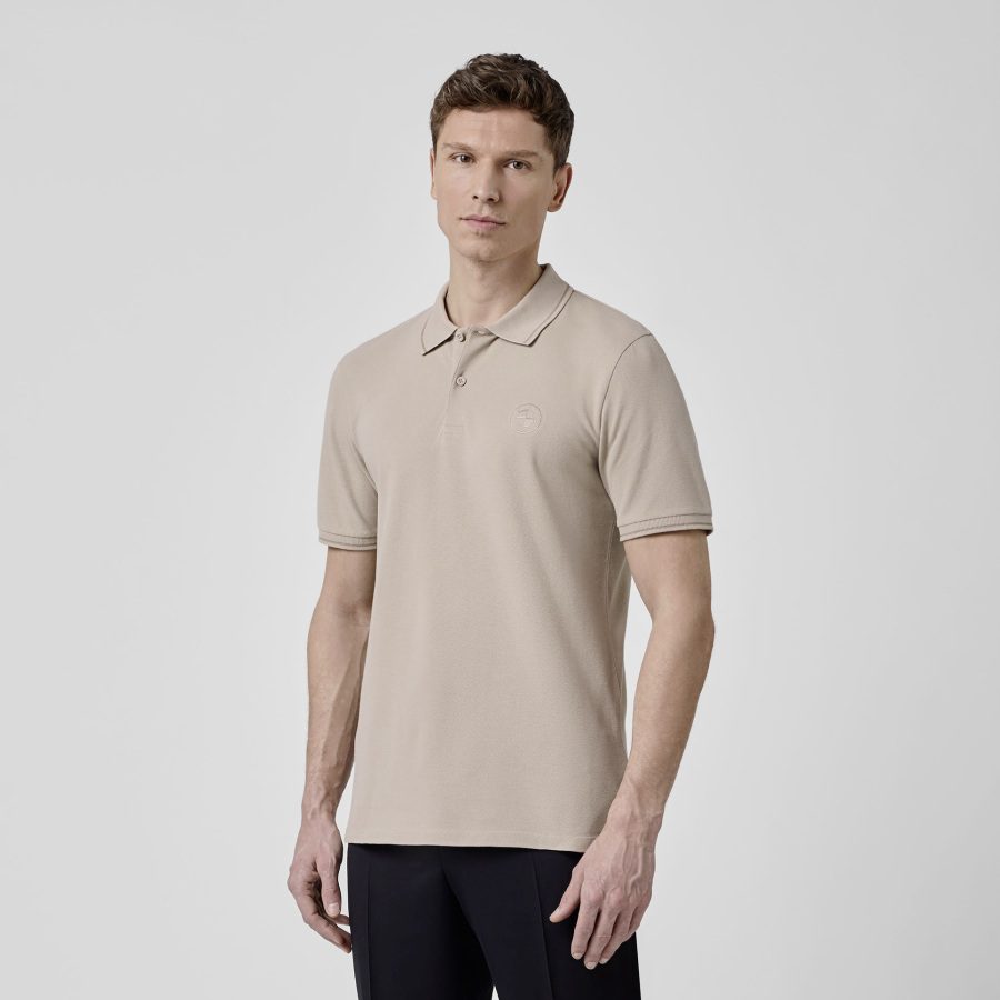 Polo BMW, beige, homme