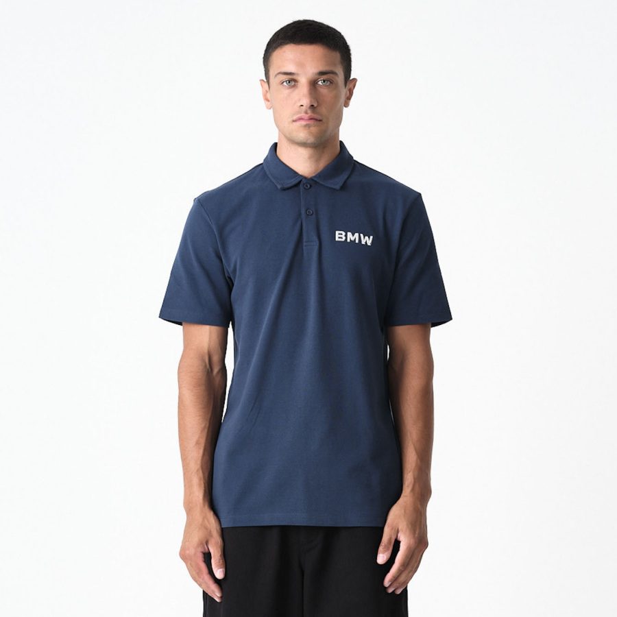 Polo BMW Wordmark, bleu, unisexe