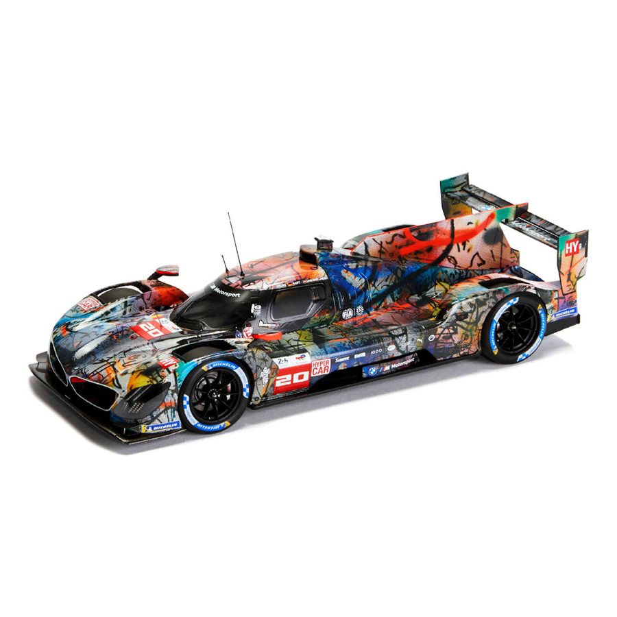 Miniature BMW Art Car M Hybrid V8, 1:18